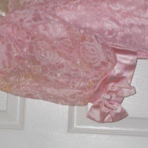 Pink Satin and Lace Formal